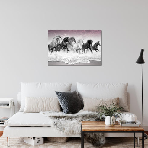 Wandbilder Wohnzimmer XXL Pferde Moderne Bilder Tiere